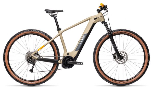 Cube Reaction Hybrid Performance 500 Electric Hardtail MTB Shimano Alivio 9S 500 Wh 29'' Desert Beige 2021