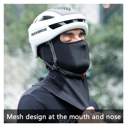 Cagoule chaude en polaire pour cyclisme en plein air