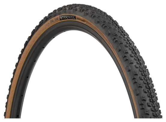 Teravail Rutland 700 mm Gravel Tire Tubeless Ready Folding Light & Supple Tan Sidewall