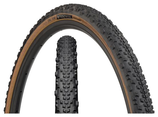Teravail Rutland 700 mm Gravel Tire Tubeless Ready Folding Light & Supple Tan Sidewall