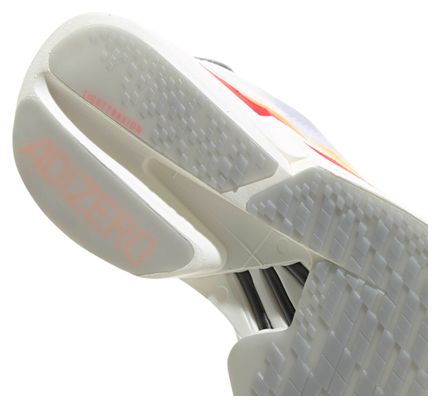 adidas Adizero Adios Pro 4 Running Shoes, White/Orange, Women's