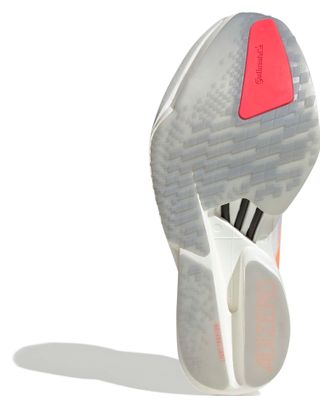adidas Adizero Adios Pro 4 Running Shoes, White/Orange, Women's