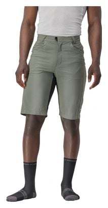 Castelli Baggy Unlimited Short Gray / Green
