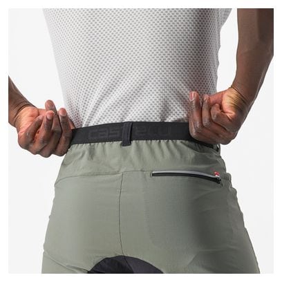 Castelli Baggy Unlimited Short Gray / Green
