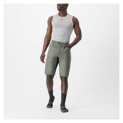 Castelli Baggy Unlimited Short Grijs / Groen