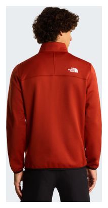 Chaqueta polar The North Face Crest roja para hombre