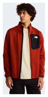 Chaqueta polar The North Face Crest roja para hombre