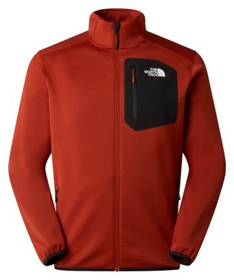Chaqueta polar The North Face Crest roja para hombre