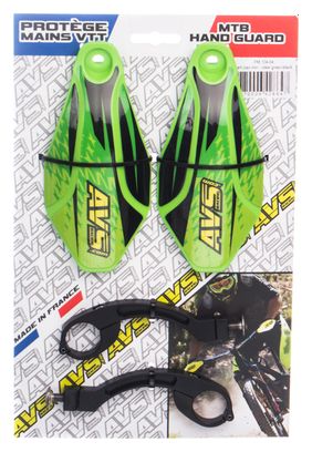 Protège Mains AVS KIT DECO (patte alu avec charnière) Vert Clair