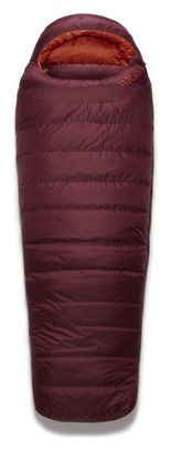 Saco de Dormir de Plumón Rab Ascent 900 Rojo para Mujer