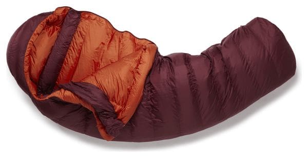 Saco de Dormir de Plumón Rab Ascent 900 Rojo para Mujer