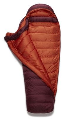 Saco de Dormir de Plumón Rab Ascent 900 Rojo para Mujer