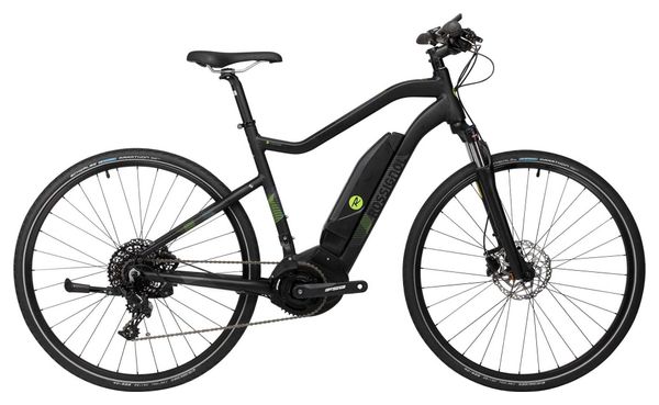 VTC Électrique Rossignol E-Track 700 M Sram NX 11v Noir Mat Gris 2018