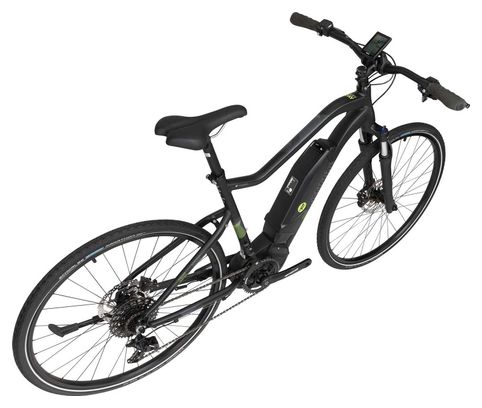 VTC Électrique Rossignol E-Track 700 M Sram NX 11v Noir Mat Gris 2018