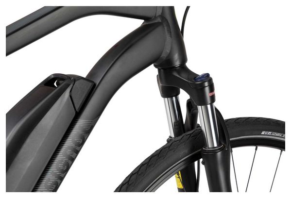 Rossignol E-Touring Bike E-Track 700M Sram NX 11v 700c Black Grey 2018