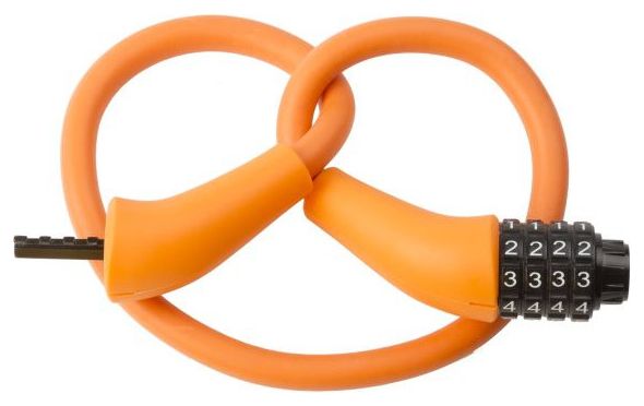 M-WAVE Verrouillage De Numéro De Câble Silicon 900*12Mm Orange