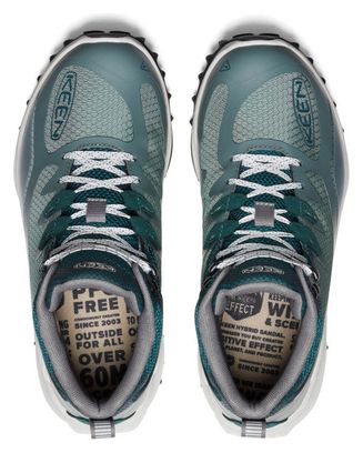 Keen Zionic Waterproof Mid Women's Hiking Shoes Blue/Green