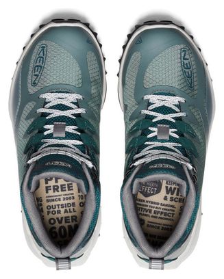 Chaussures de Randonnée Femme Keen Zionic Waterproof Mid Bleu/Vert