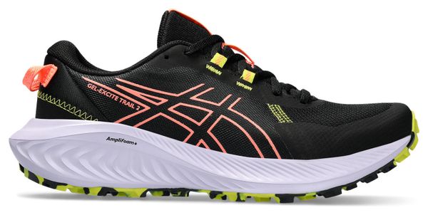 Asics Gel Excite Trail 2 Black Pink Women's Trail Running Shoes