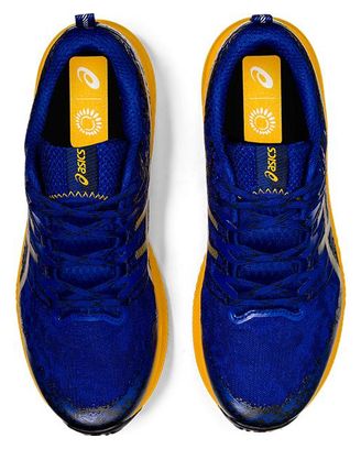 Gereviseerd product - Asics Fuji Lite 2 Trail schoenen blauw geel