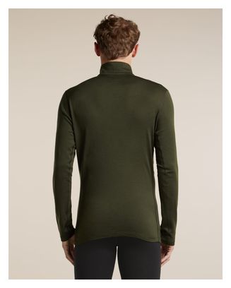 Baselayer Icebreaker Merinos 260 Oasis 1/2 zip Vert Homme