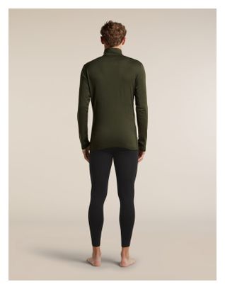 Baselayer Icebreaker Merinos 260 Oasis 1/2 zip Vert Homme