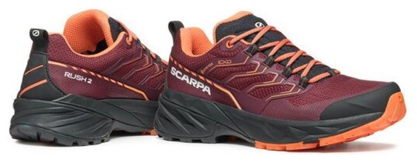 Chaussures de Randonnée Scarpa Rush 2 GTX Rouge/Orange Femme
