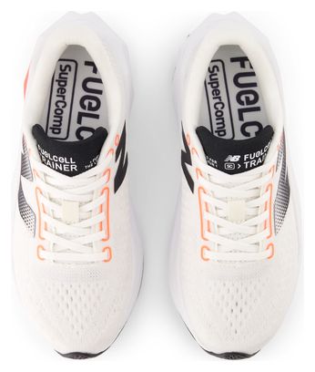 Running Shoes New Balance FuelCell SuperComp Trainer v3 White/Red Woman