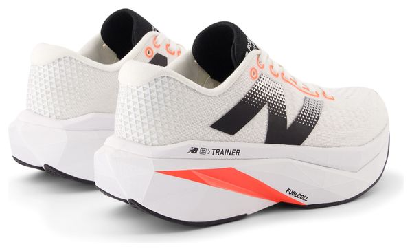 Running Shoes New Balance FuelCell SuperComp Trainer v3 White/Red Woman