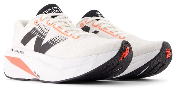 Running Shoes New Balance FuelCell SuperComp Trainer v3 White/Red Woman