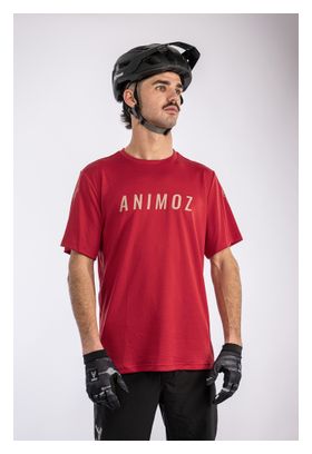 Maillot de manga corta Animoz Raw Red, hombre
