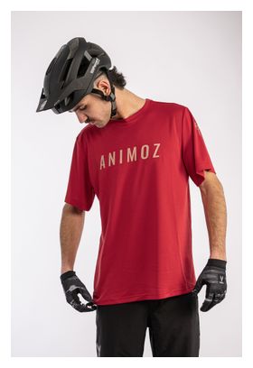 Maillot de manga corta Animoz Raw Red, hombre
