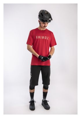 Maillot de manga corta Animoz Raw Red, hombre