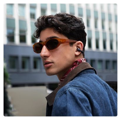 Shokz OpenDots One Draadloze Hoofdtelefoon Zwart