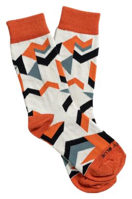 United By Blue Softhemp Quilt Pattern Socks (2 Pack) Red