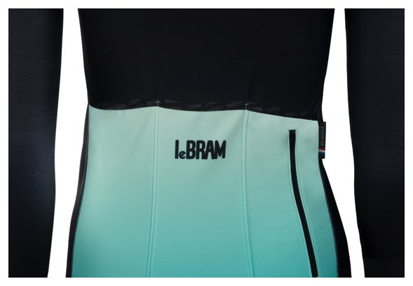 LeBram Croix Fry Long Sleeve Jersey Black Green Womens Tailored Fit