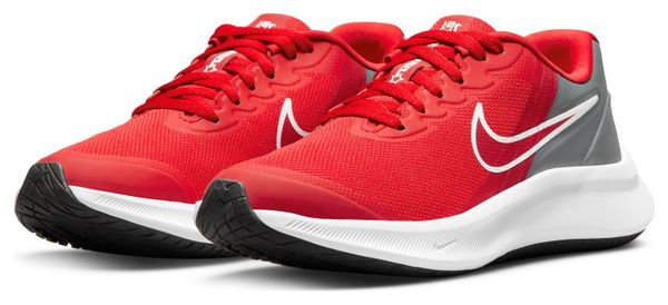 Chaussures de Running Nike Star Runner 3 Rouge Gris Enfant