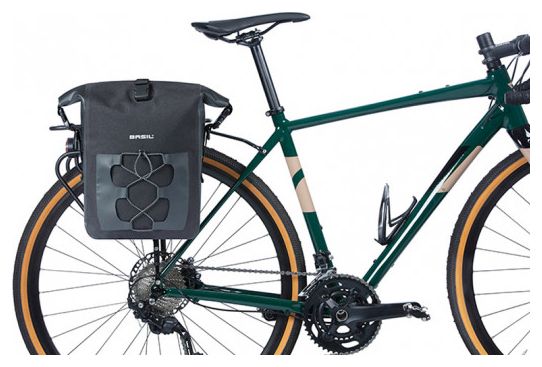Basil Navigator Waterproof Bicycle Bag 15L Black