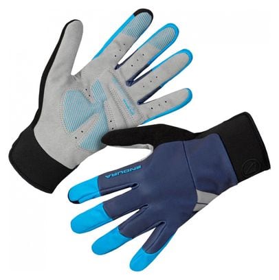 Endura Windchill Blue Long Gloves