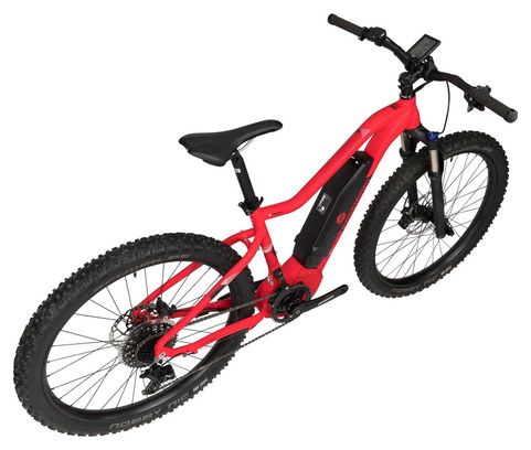 MTB Elettrica Hardtail Rossignol E-Track 27+ Sram NX 11v 27 Plus Rosso Opaco (Nero) 2018