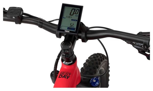 MTB Elettrica Hardtail Rossignol E-Track 27+ Sram NX 11v 27 Plus Rosso Opaco (Nero) 2018