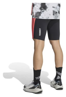 adidas Terrex Xperior Pro Men's Cycling Shorts, Black/Red