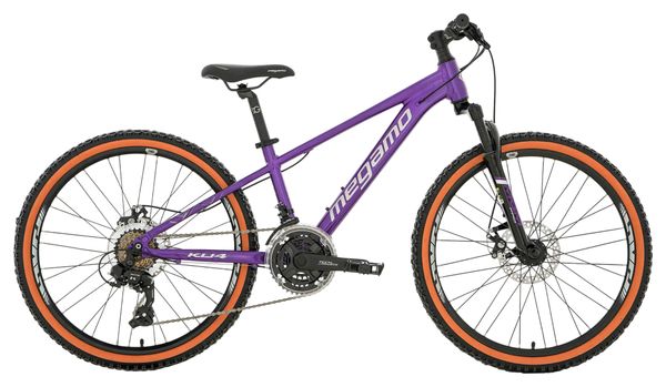 Megamo KU4 Kinder-Hardtail-Mountainbike, Shimano 7-Gang, 24", violett, 2027
