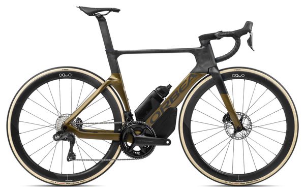 Orbea Orca Aero M20iLTD Racefiets Shimano Ultegra Di2 12S 700 mm Olijf Groen Carbon Ruw Grijs 2024