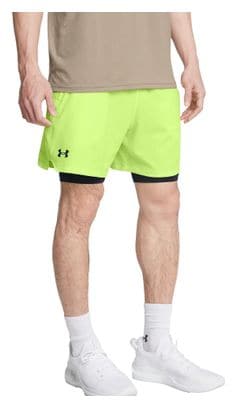 Under  Armour Vanish Woven Shorts 2 in 1 Grün Schwarz Herren