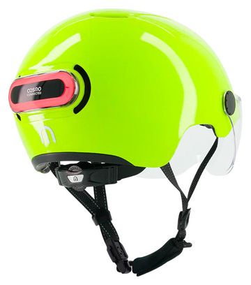 Cosmo Connected Helmet Fusion+ Fluorescent Yellow