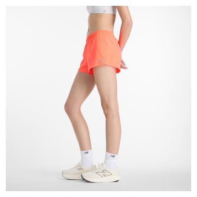Short New Balance RC Seamless 3in Rouge Femme