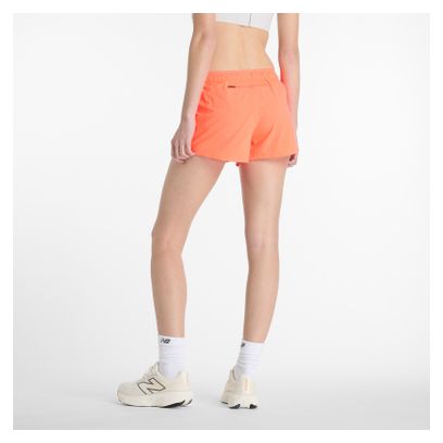 Short New Balance RC Seamless 3in Rouge Femme