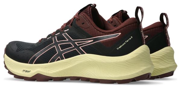 Chaussures Trail Asics Gel-Trabuco Terra 3 Noir/Rouge Femme