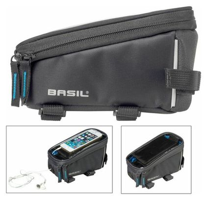 Sac au cadre pour téléphone imperméable avec velcro Basil sport design 1L